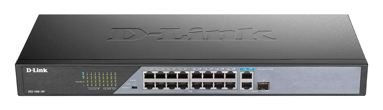 Escenarios para usar el switch D-Link DSS-100E-18P Long-Range 3 donde usar el switch